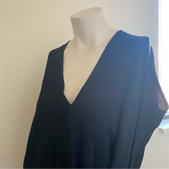 ZERO + MARIA CORNEJO V-Neck Midi Length Dress - Picture 3 of 9